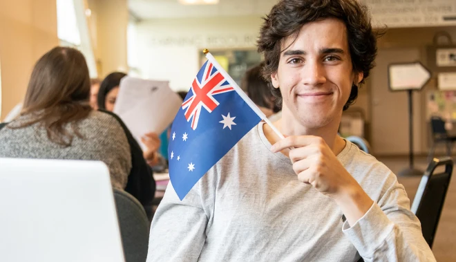 Estudante intercambista na Austrália