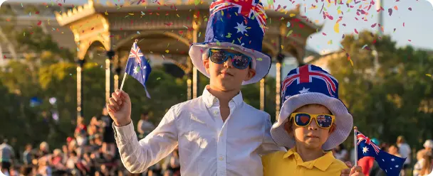 Carnaval pelo mundo Australia Day