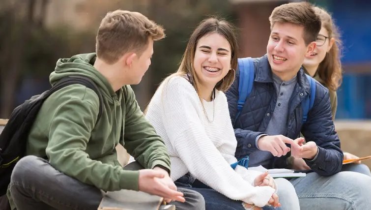 estudantes de high school