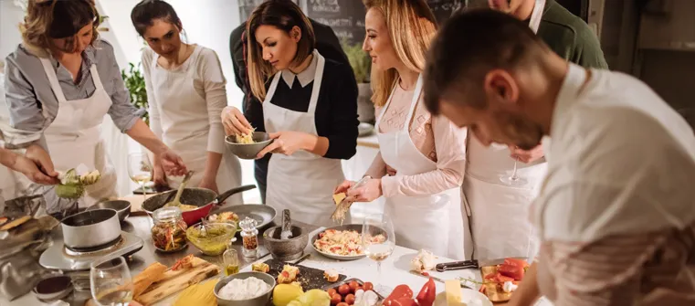 Gastronomia mais intercâmbio lifestyle