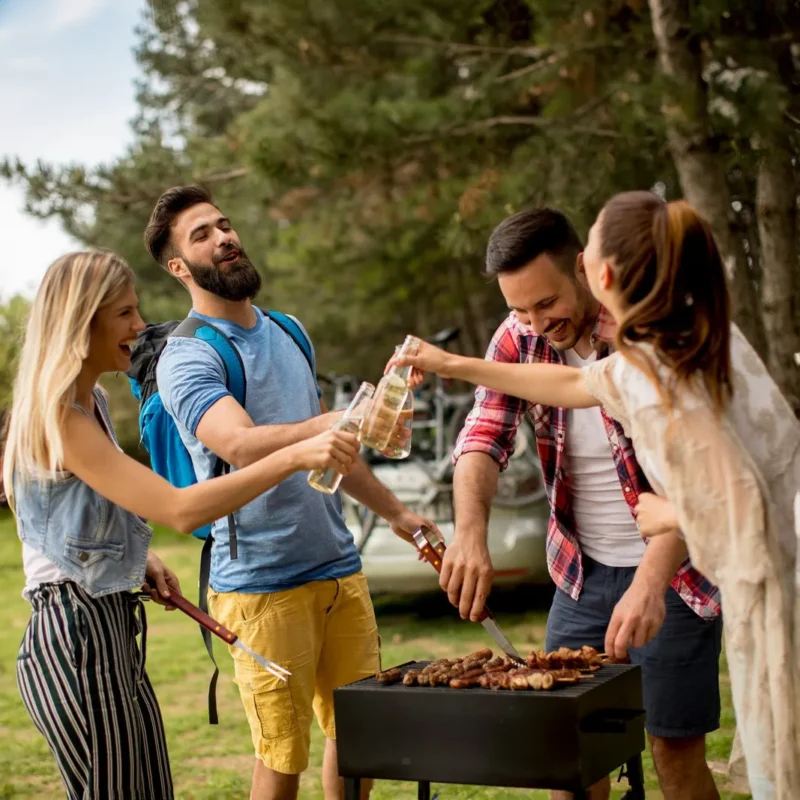 Lifestyle amigos intercâmbio qualidade de vida