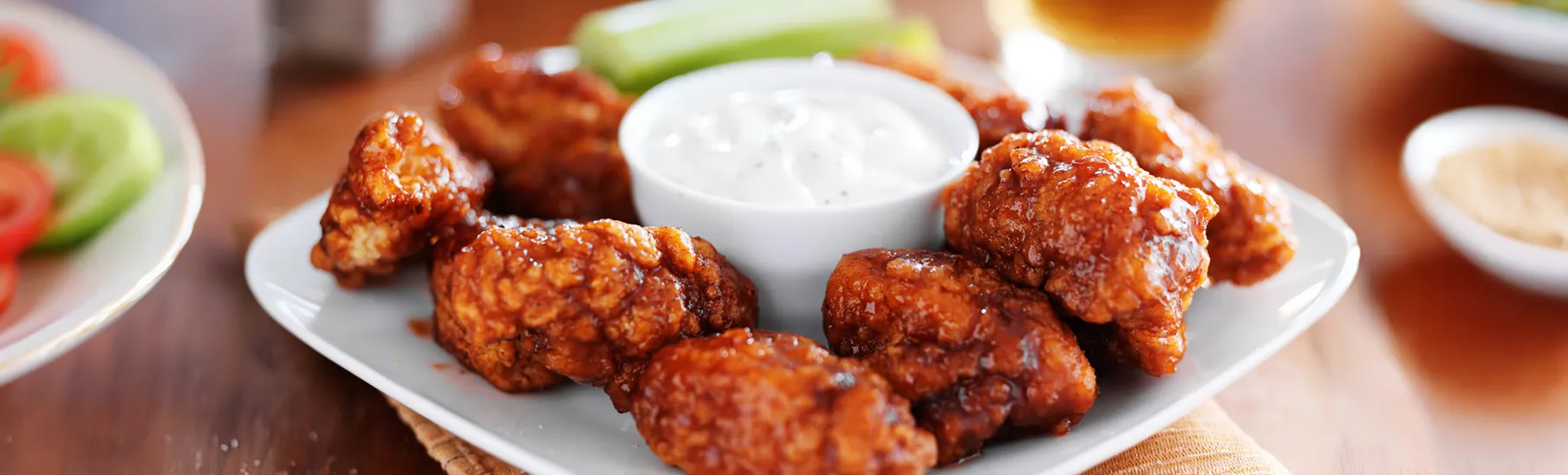 Comidas típicas dos Estados Unidos Buffalo Wings
