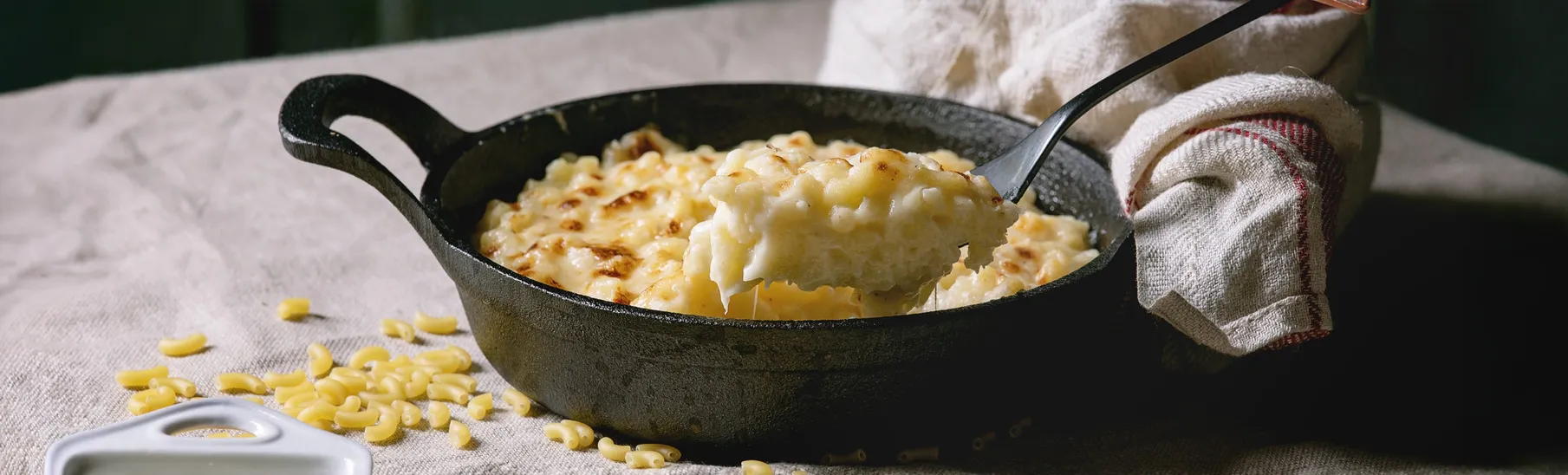 Comidas típicas dos Estados Unidos Mac and Cheese